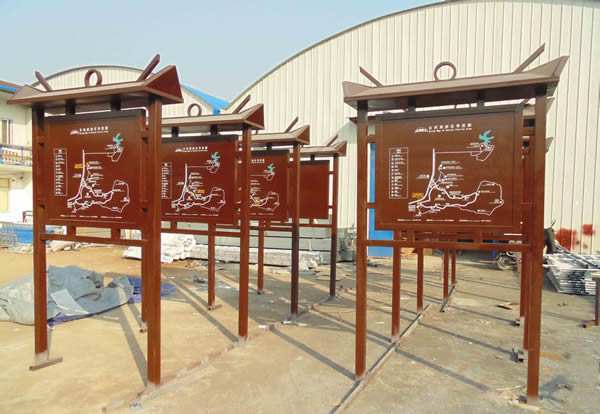 旅游景區宣傳欄制作安裝